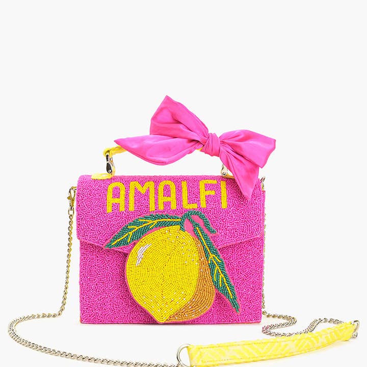 America & Beyond - Wholesale Top Handle Bag - Women's - Amalfi Beaded Top Handle Bag0