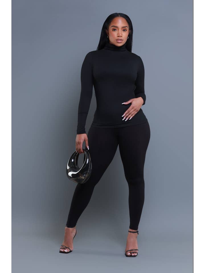 5besties inc - Wholesale Top & Pant Set (NOT Loungewear) - Women's - TURTLE NECK TUNIC AND LEGGINGS SET8