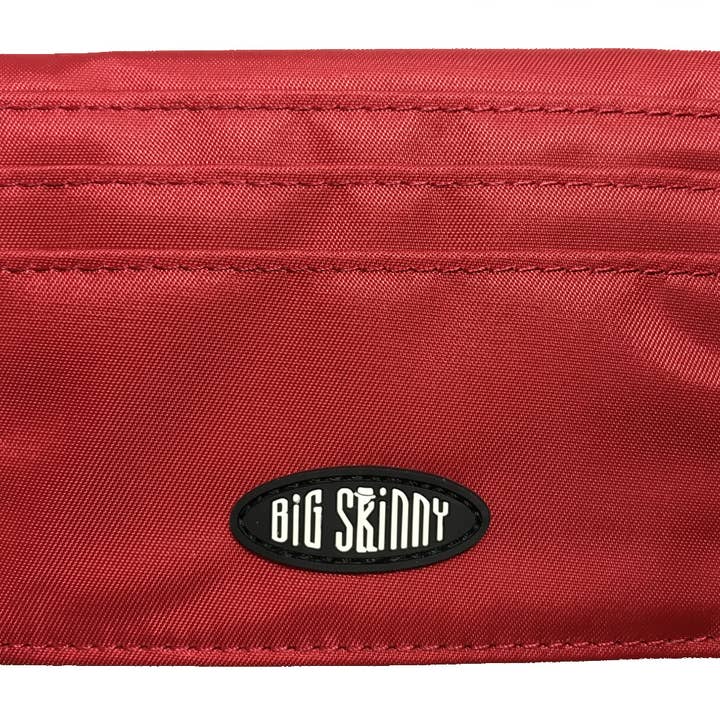 New Yorker - Portafoglio porta carte di credito, colore: Rosso per la vendita all'ingrosso da parte di Big Skinny Wallets