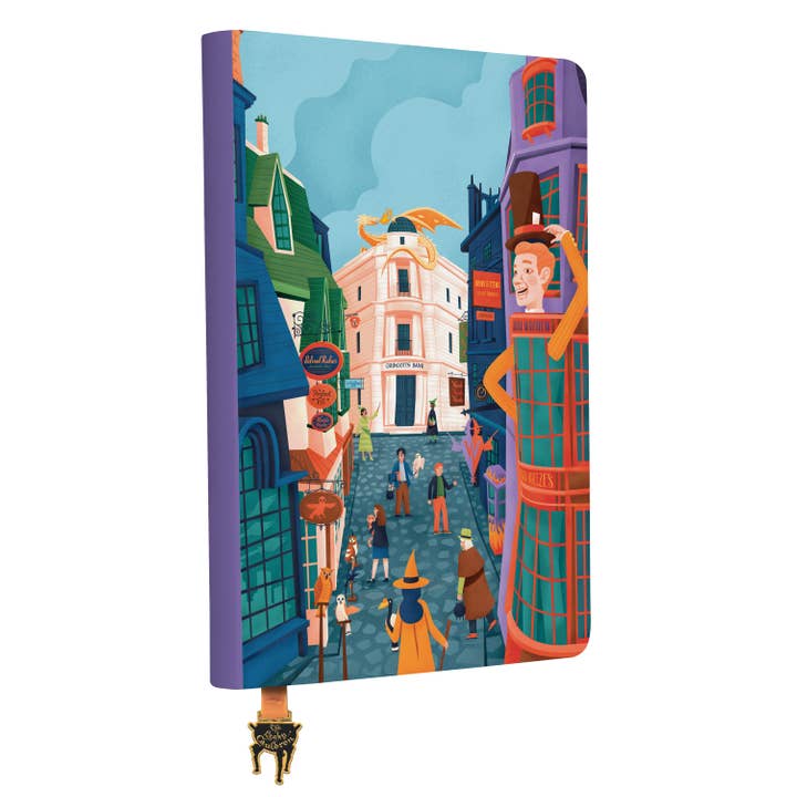 Harry Potter: Exploring Diagon Alley Journal + Ribbon Charm for wholesale by Insight Editions - #1 Pop Culture Publisher