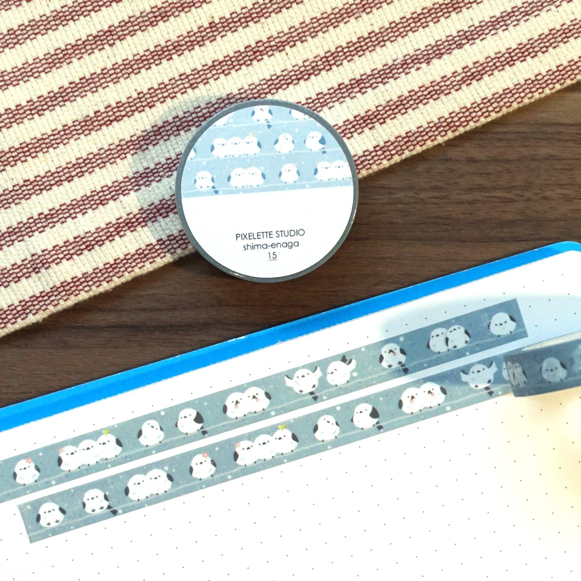 Pixelette Studio - Wholesale Washi Tape - Shima-enaga Washi Tape1