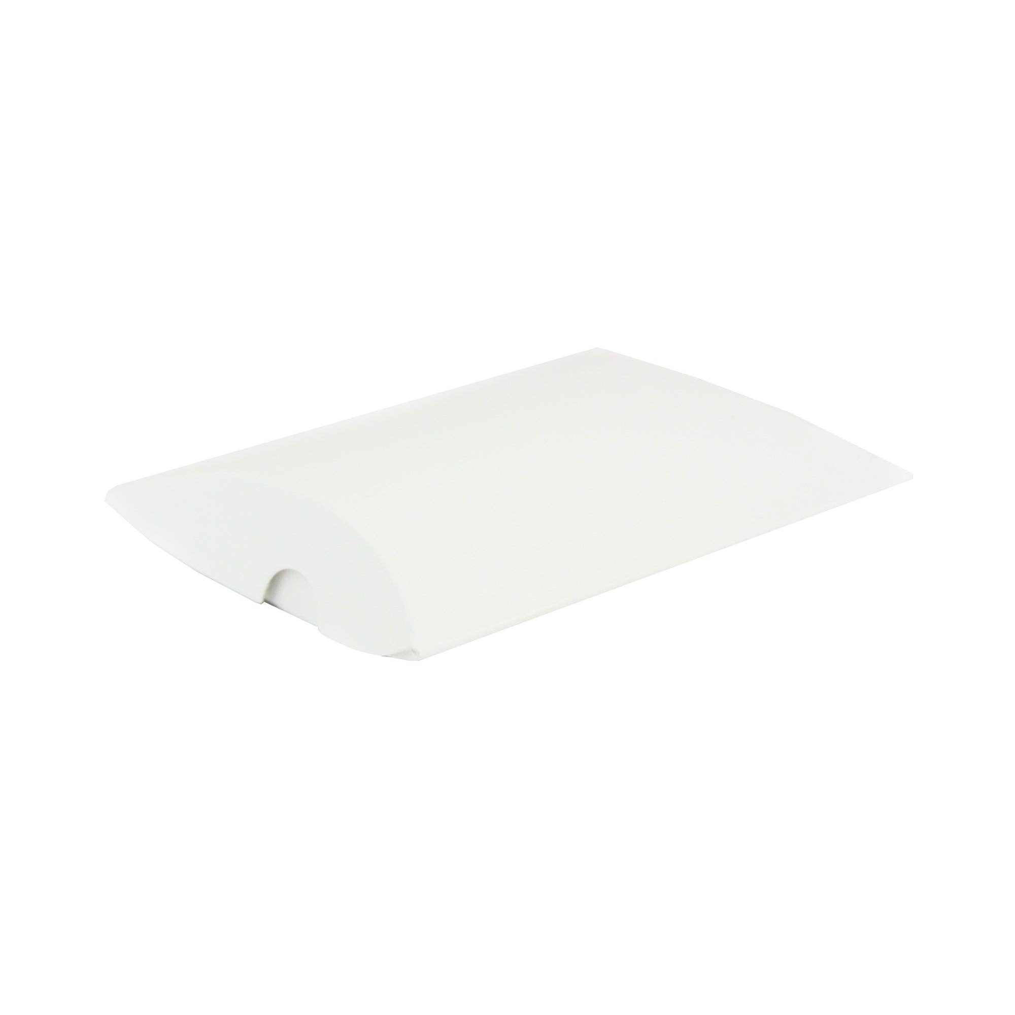 Emartbuy - Wholesale Party Favor Bag/Box - White Kraft Pillow Gift Box - Pack of 501
