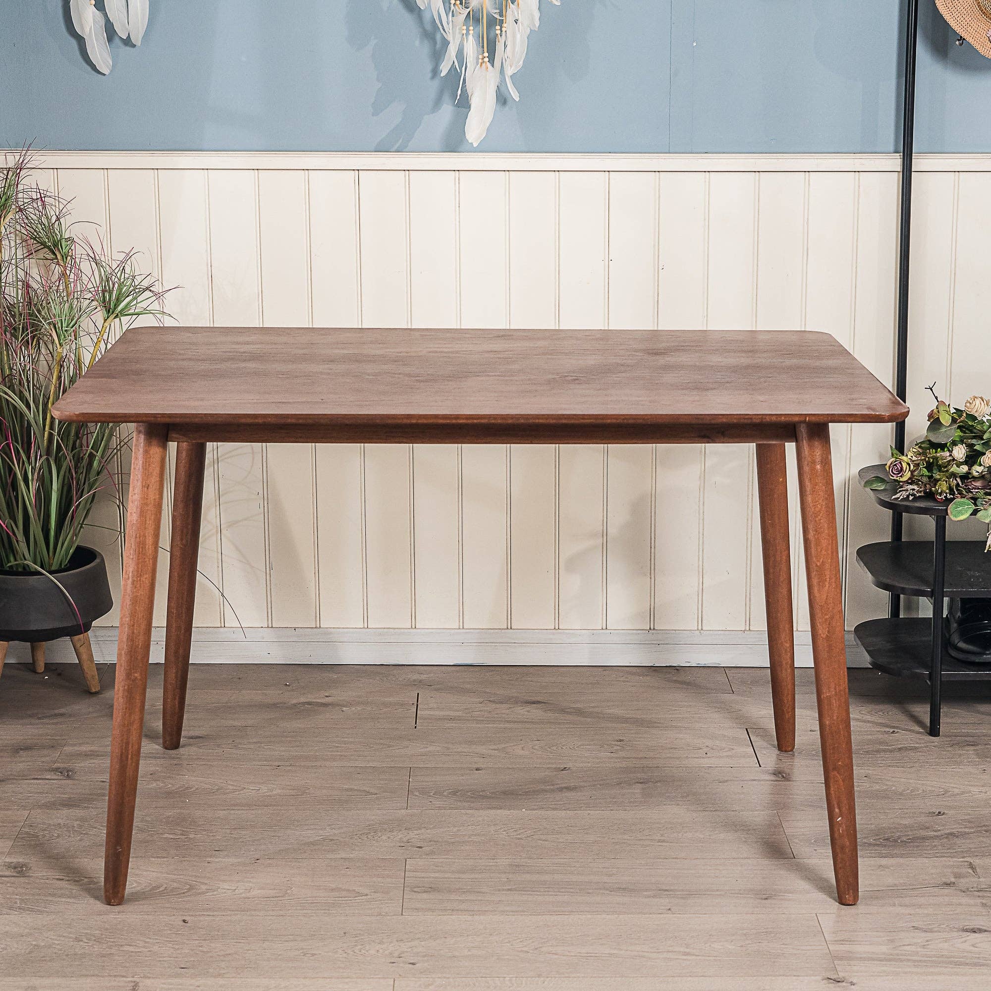 Nordlys - Wholesale Side Table - BONIFACIO 4-Person Rectangular Walnut Wood Dining Table2