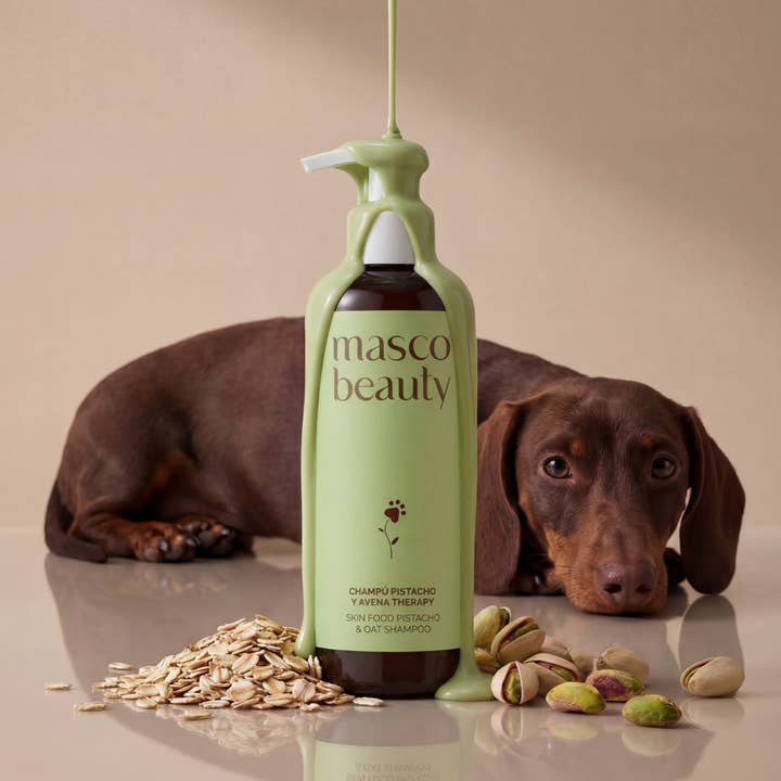 Pistachio & Oat Skin Food Shampoo-Skin-Care Formula for Dogs for wholesale by Masco Beauty