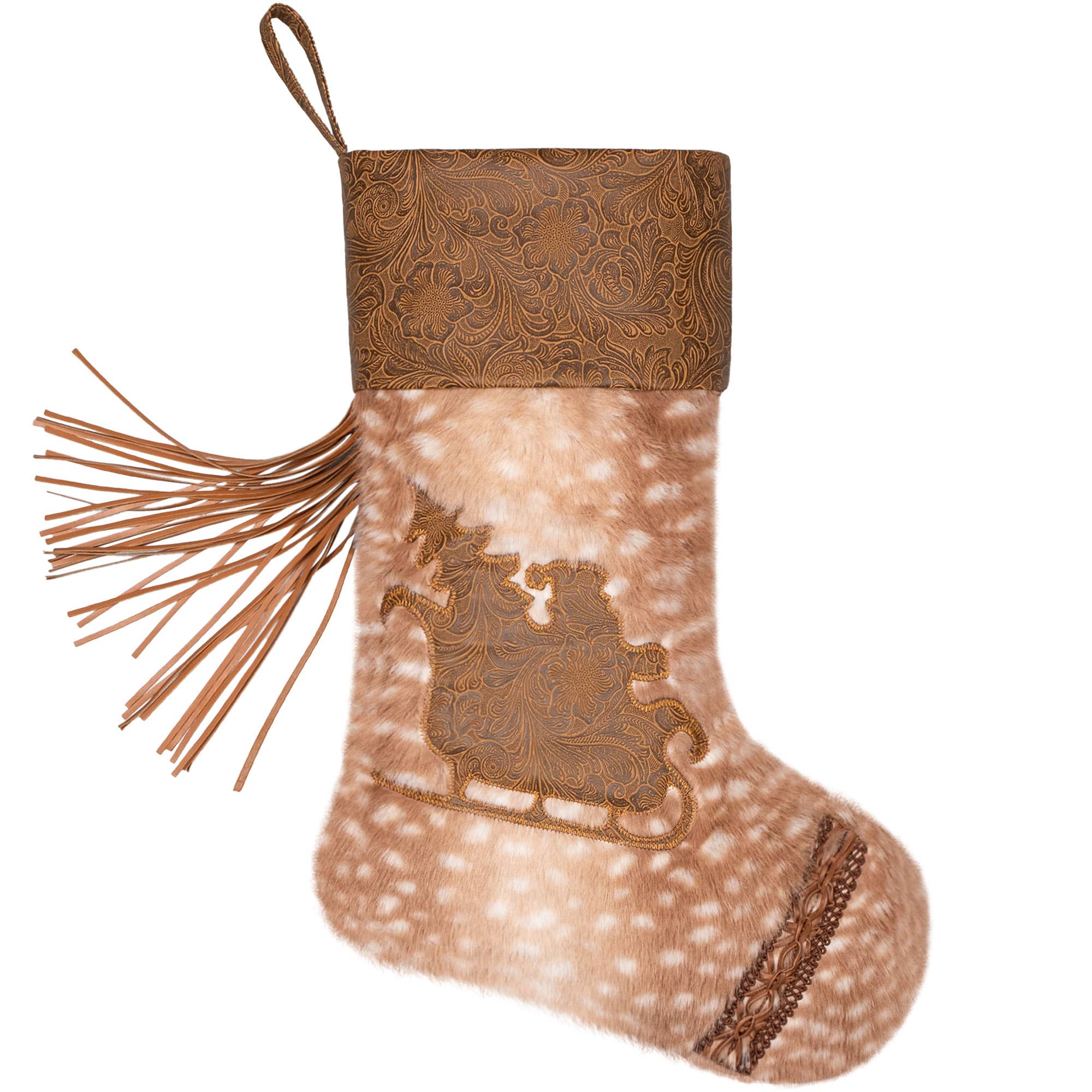 GEXWORLDWIDE – wholesale Holiday Stocking – New Western Cowboy Embroidered Christmas Stocking10
