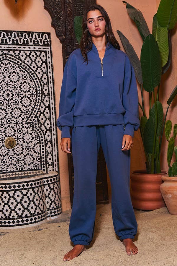 BUCKETLIST INC - Wholesale Lounge Sweatpants/Joggers - Women's - IP5463 Scuba Drawstring High-Rise Jogger Pants26