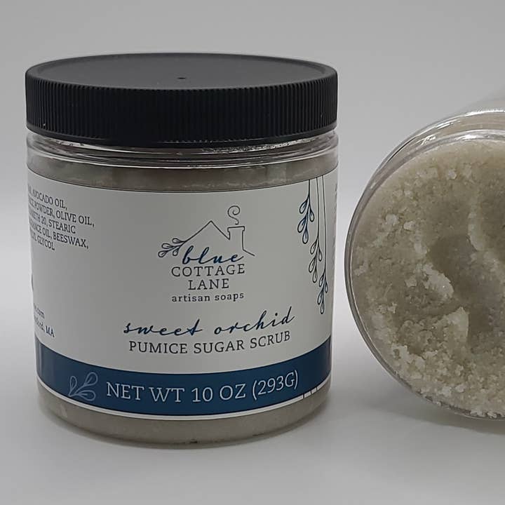 Gommage au sucre ponce Sweet Orchid pour la vente par Blue Cottage Lane