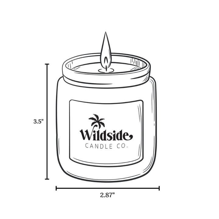 Wildside Candle LLC - Wholesale Jar/Filled Candle - inhale the good shit, exhale the bad bullshit
