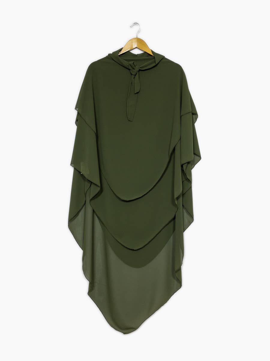 IDEAL OUTFIT - Wholesale Hijab - Women's - Khimar three shuttlecock for women ref:23176