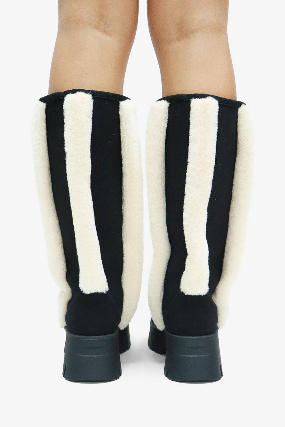 Lemonade Shoes - Wholesale Boots - Women's - RAEY - Tall Platform Winter Boots, Shearling Details6