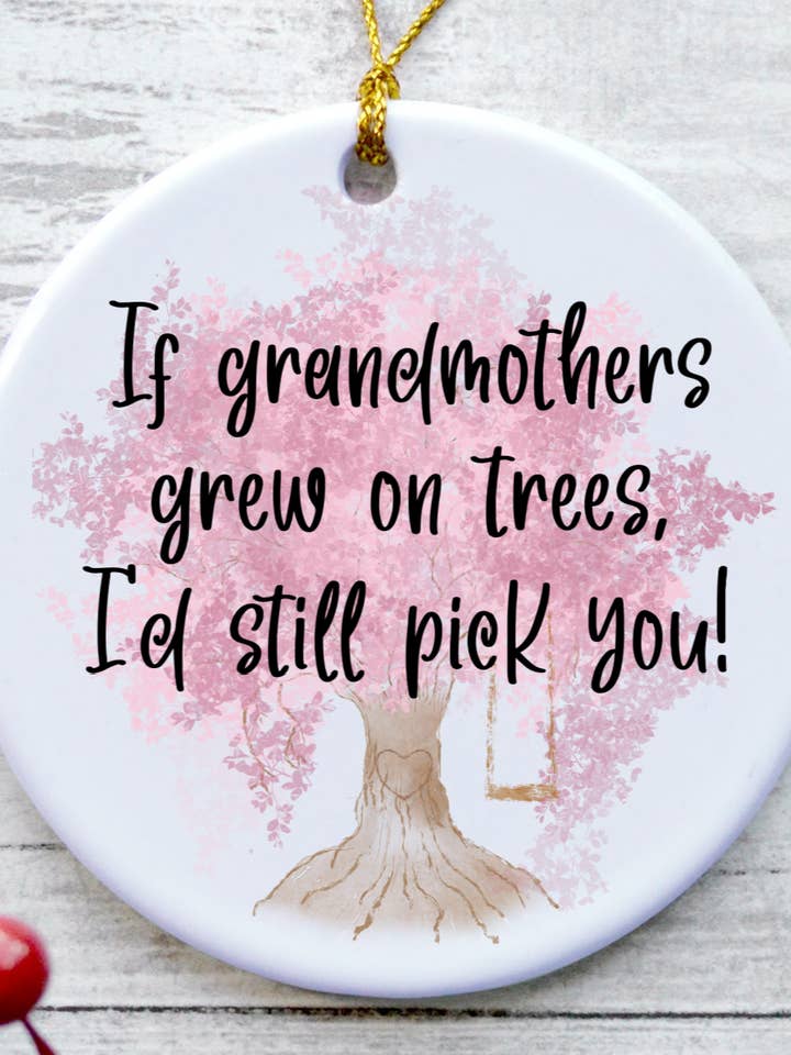 Adorno de abuela, regalo de Navidad para abuela, crece en los árboles para venta al por mayor de It's So Perfect