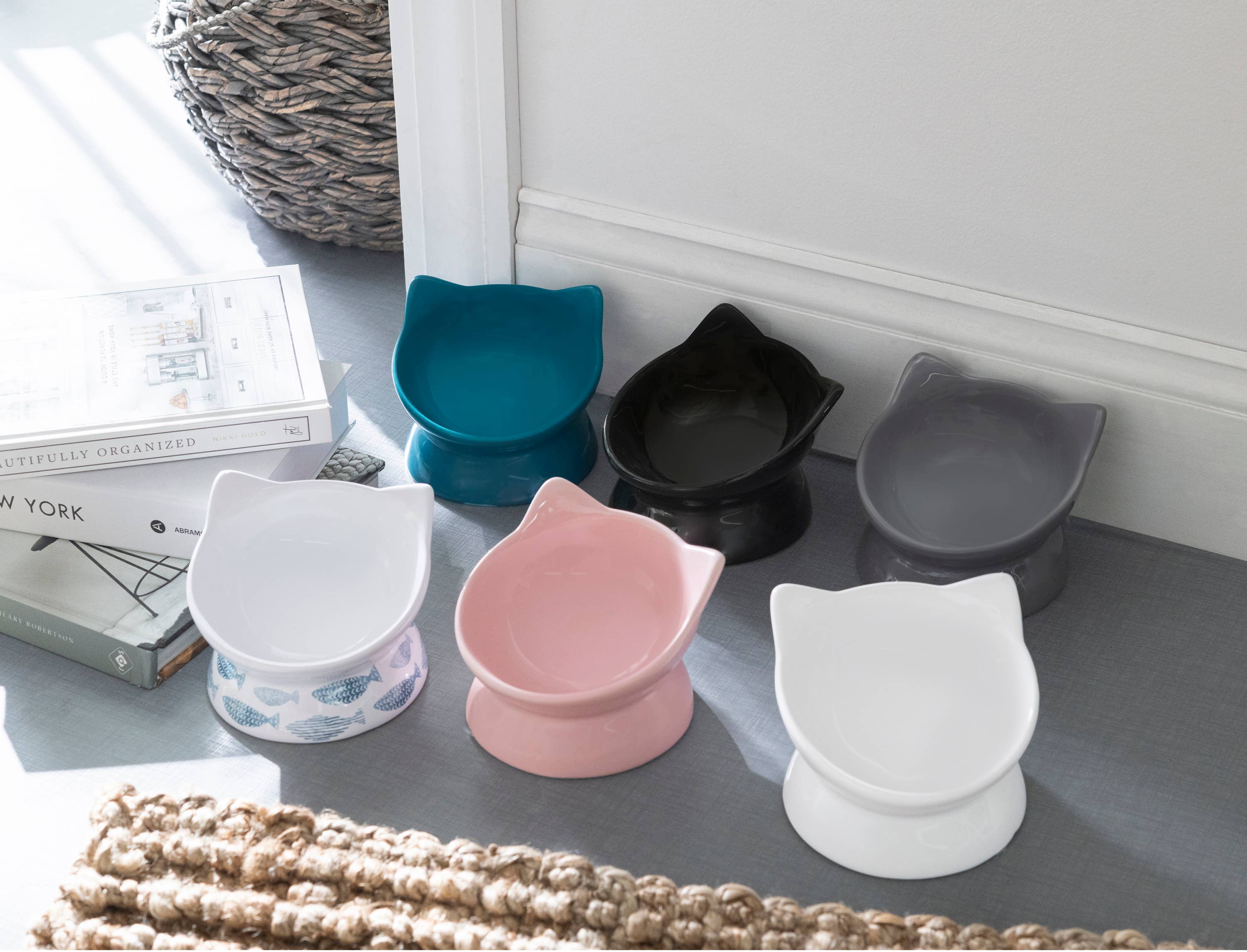 Park Life Designs – wholesale Pet bowl – Cat/dog – Oscar Tilt Cat Dish22