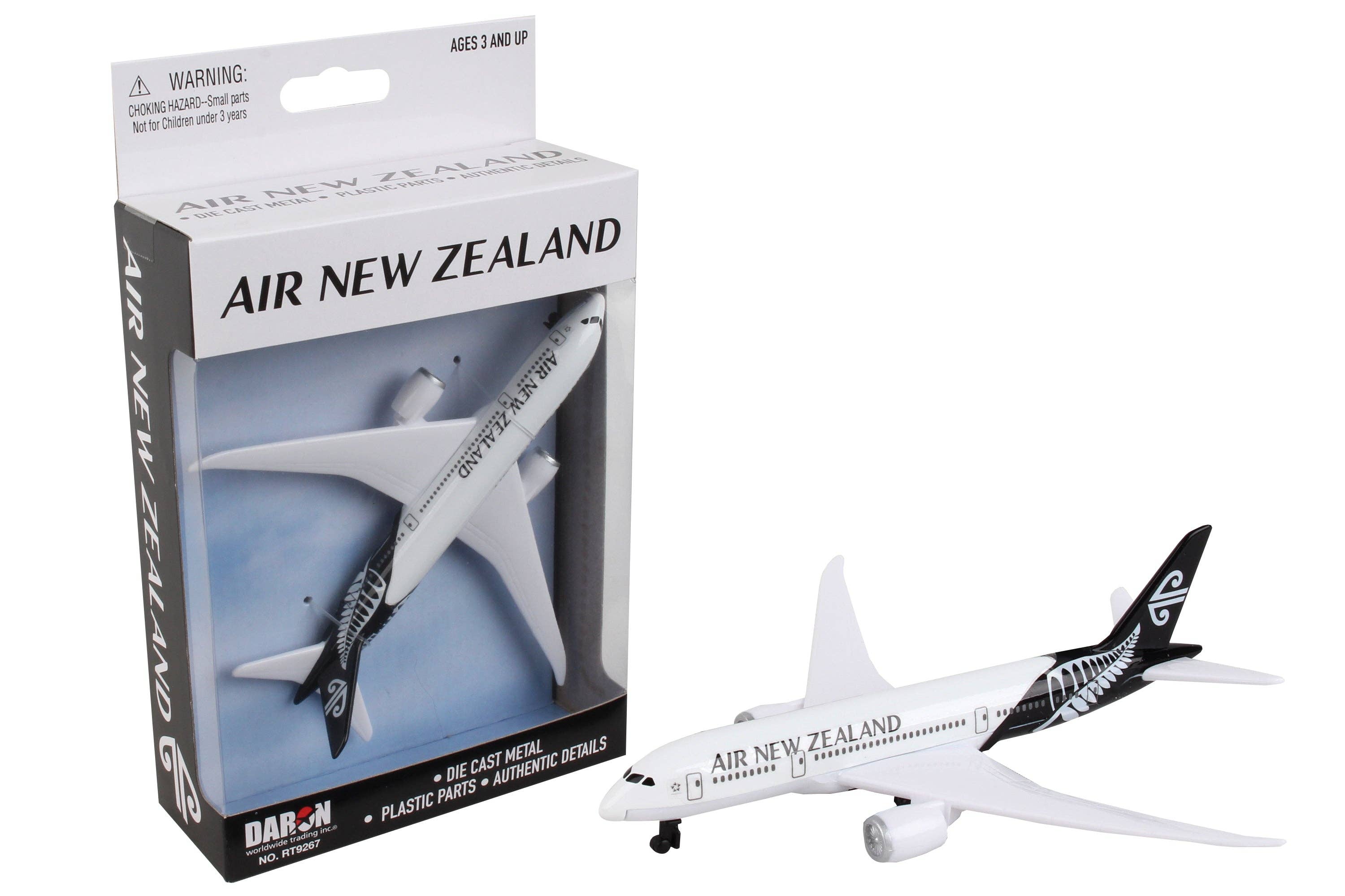 Daron Worldwide Trading - Wholesale Toy Plane - Kids - AIR NEW ZEALAND SINGLE PLANE #20