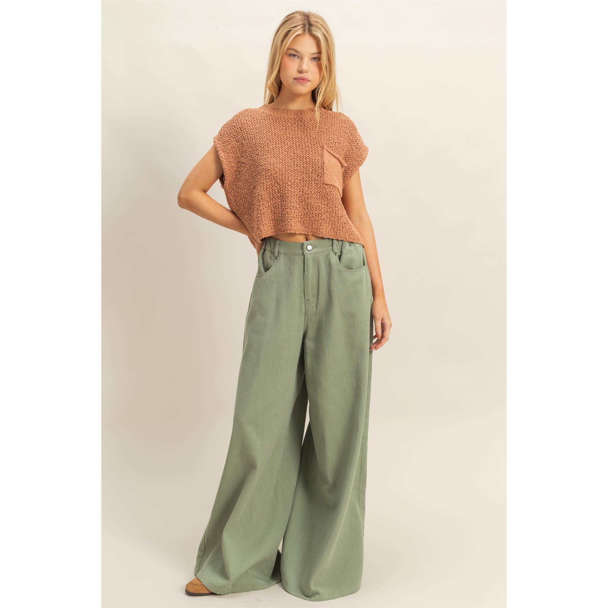 HYFVE - Wholesale Knit Sweater - Women's - Pocket Detail Sweater Top16