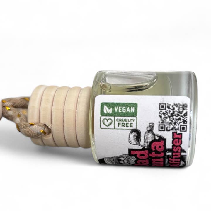 Raven’s Hearth - Wholesale Car Freshener - Unisex - Bad Santa Car Diffuser | Christmas Tree & Booze Scented2