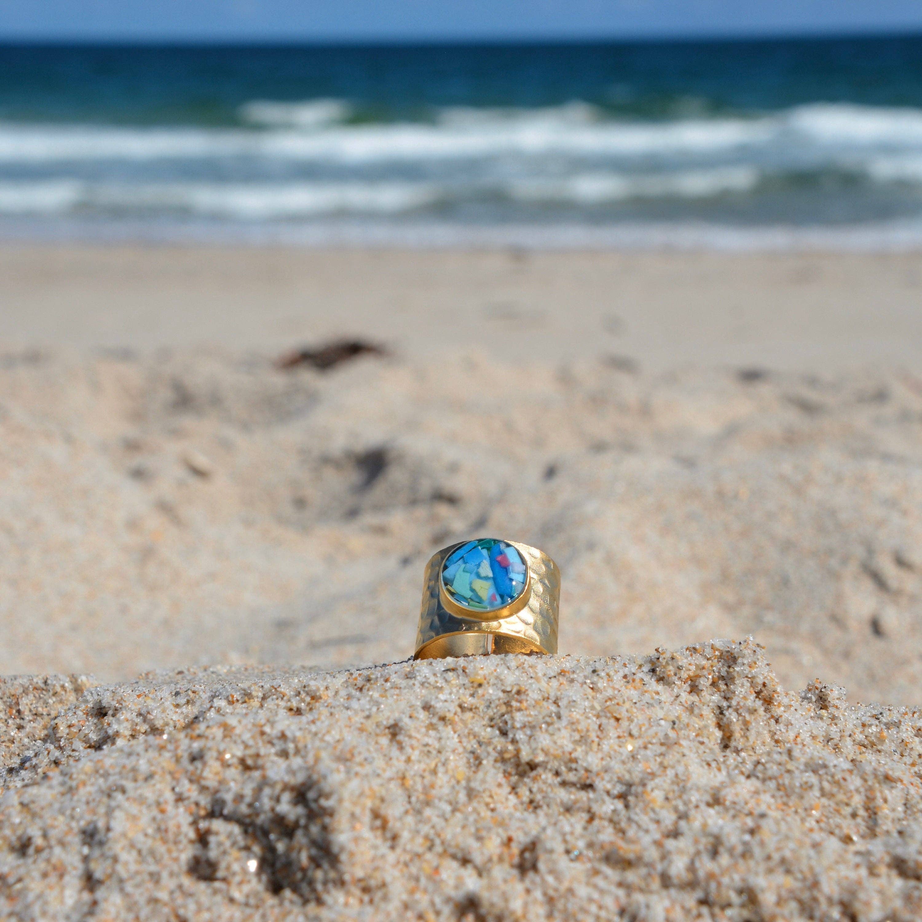 Ocean Plastics - Wholesale Cocktail/Statement Ring - Key West Ring3
