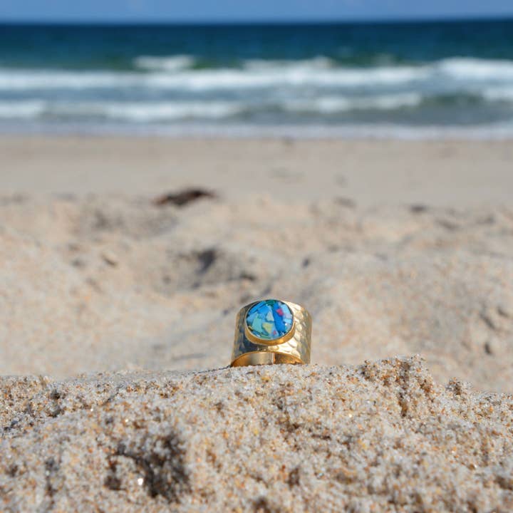 Ocean Plastics - Wholesale Cocktail/Statement Ring - Key West Ring3