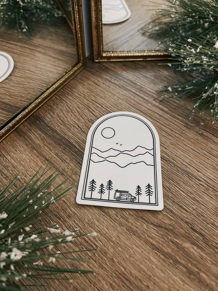 Van Life Sticker for wholesale by Sitkas & Seas