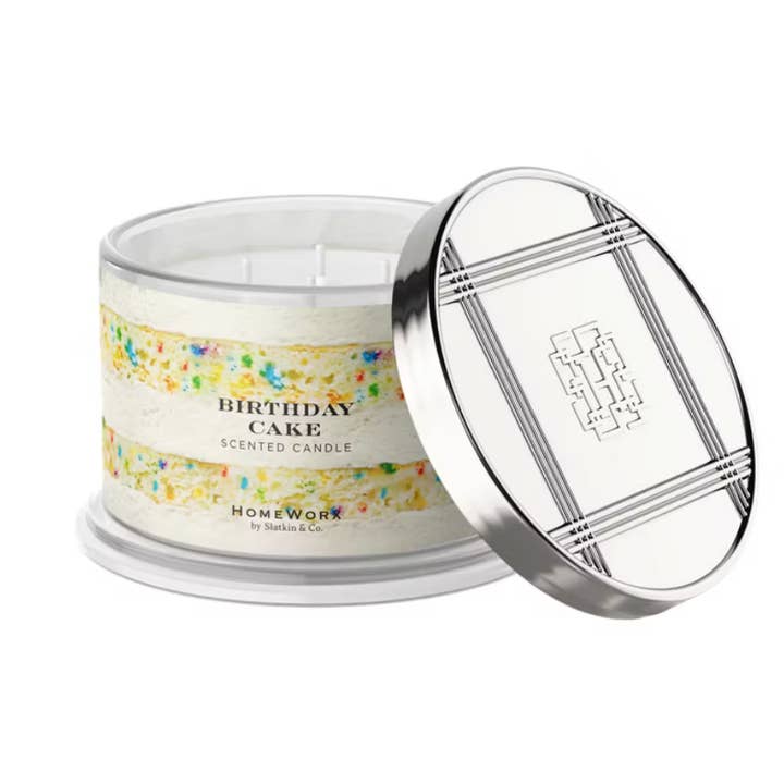 HOMEWORX geurkaars met 4 lont 510g VERJAARDAGSTAART voor wholesale door Candle Warmers Etc. Duftlampen & Kerzen