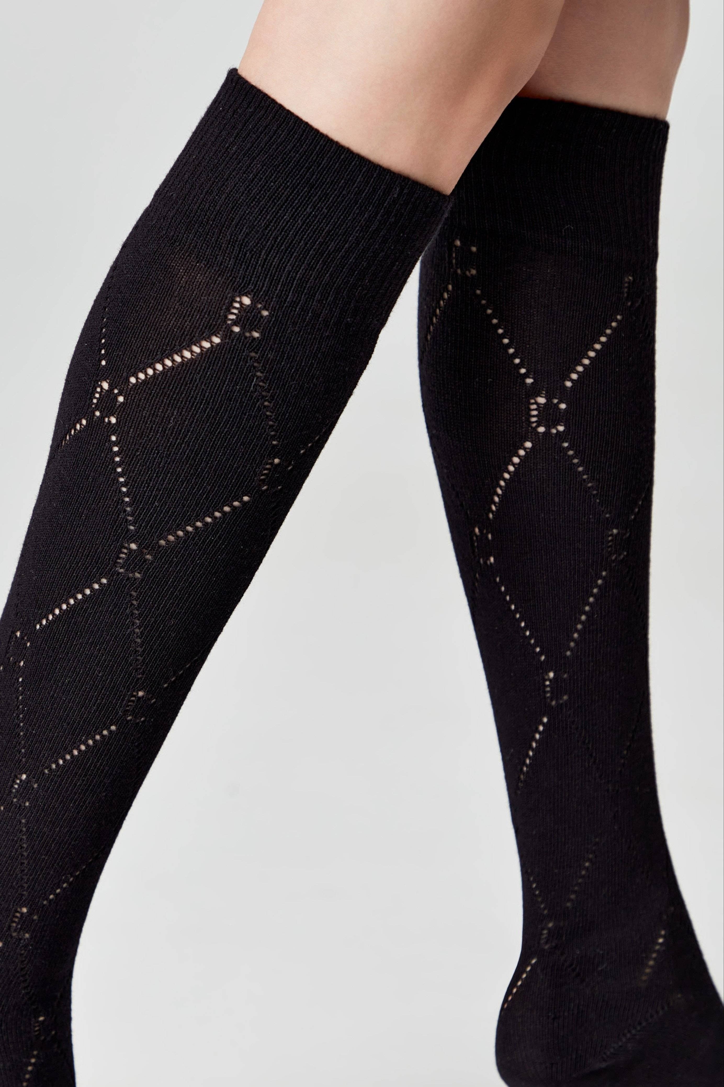 Conte Elegant - Wholesale Sokken - Dames - Katoenen Kniekousen Conte Classic 00711