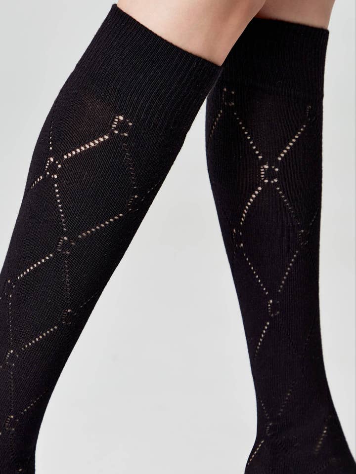 Conte Elegant - Wholesale Sokken - Dames - Katoenen Kniekousen Conte Classic 00711