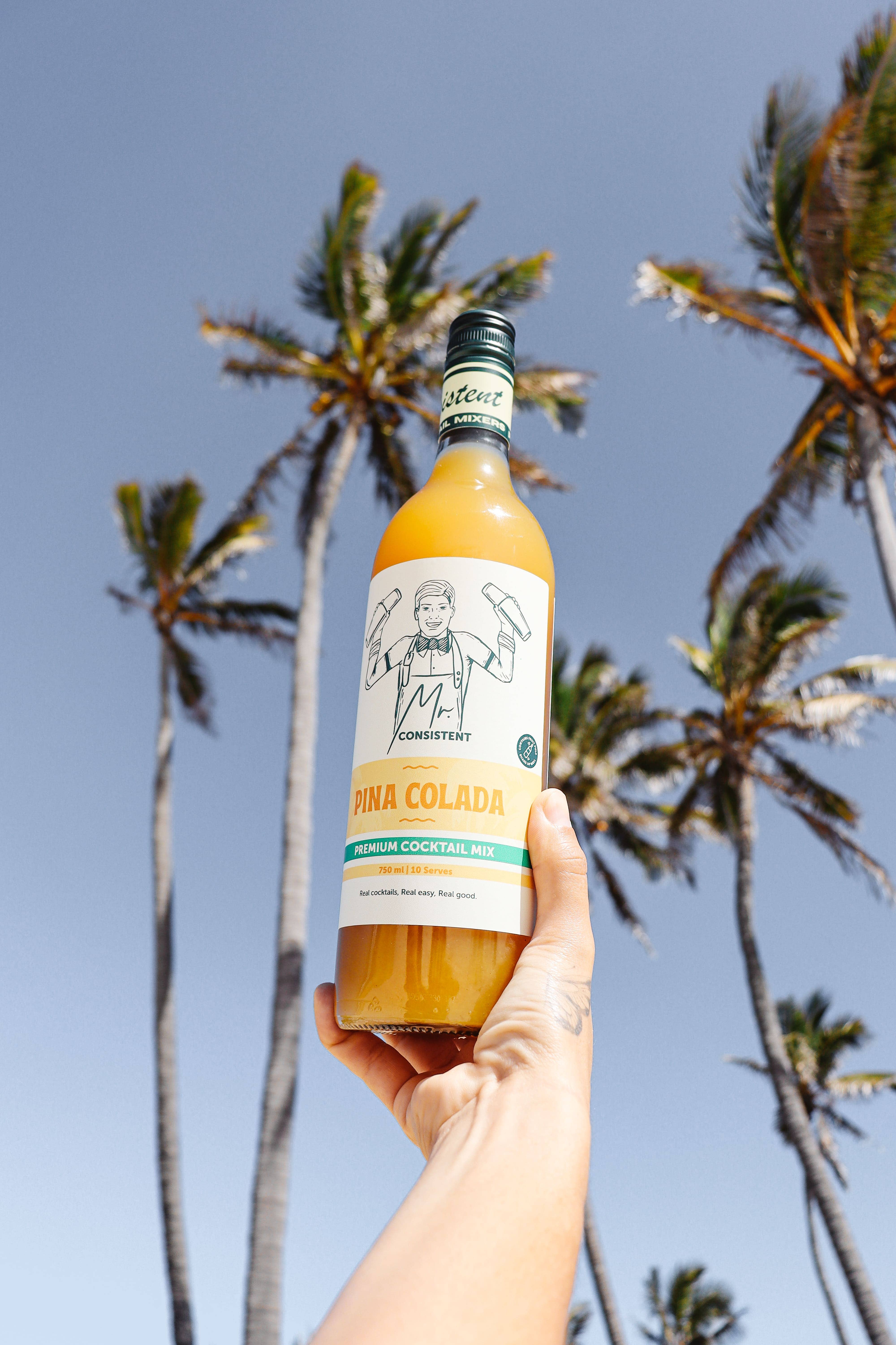 Mr. Consistent - Wholesale Cocktail Mix/Syrup - Pina Colada Mixer - 10 Serves 2