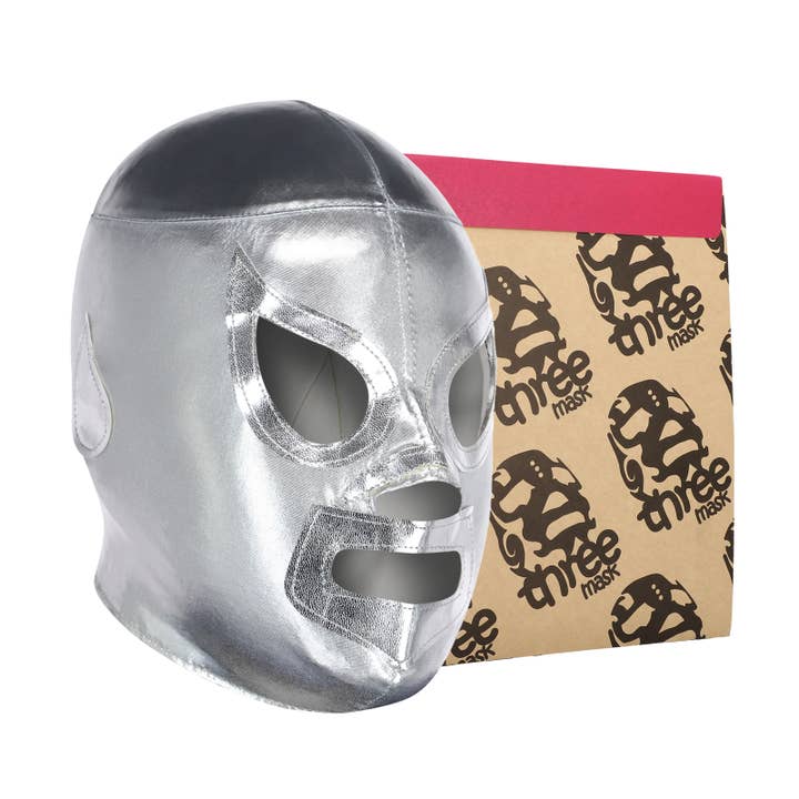 Three Mask - Wholesale Verkleedkleren - Heren - Echt Mexicaans Luchador-masker van Santo