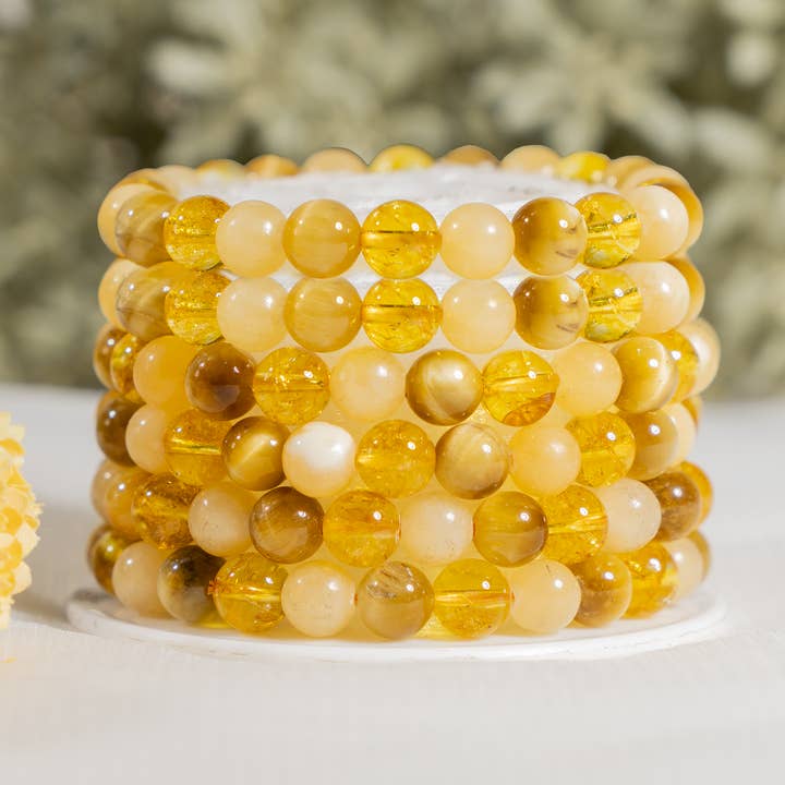 Pulseras de Sanación | Chakra del PLEXO SOLAR | Pulseras de Cristal para venta al por mayor de Soothing Crystals