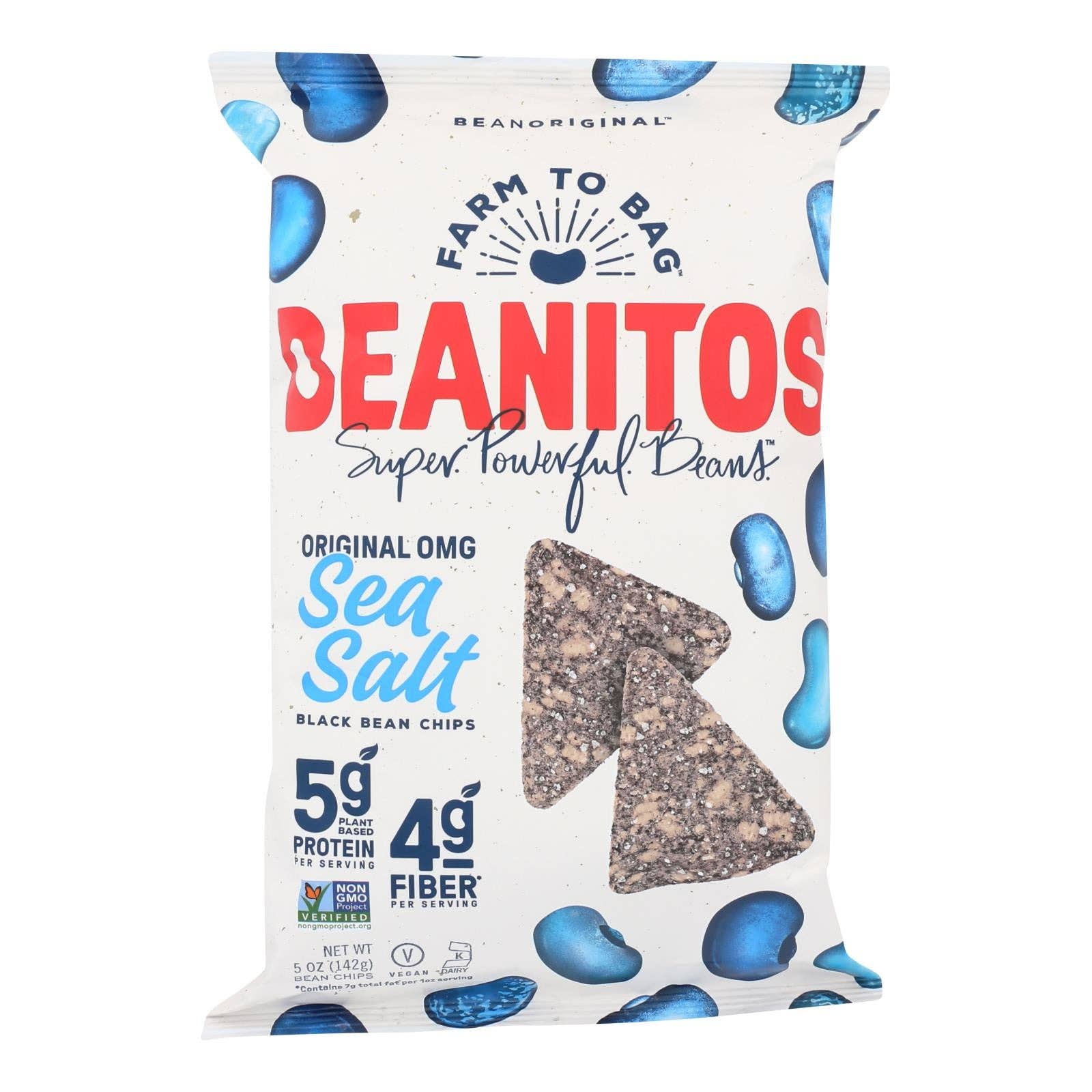 Ware Spark - Wholesale Chips - Beanitos - Black Bean Chips - Sea Salt - Case Of 6 - 5 Oz.0