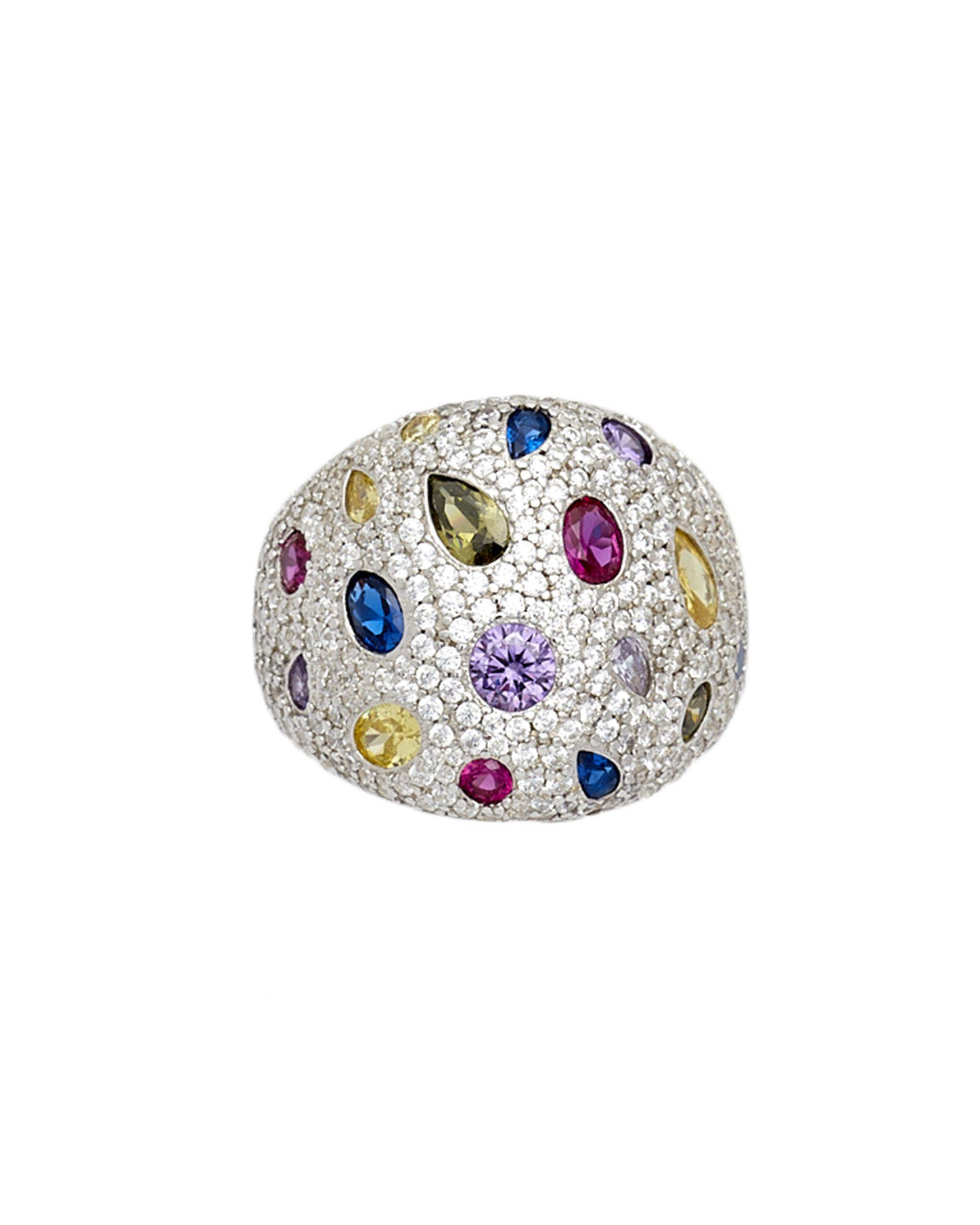 Kosa Jewels - Wholesale Multi-Stone Ring - Alexandra Colorful Rhinestone Ring1