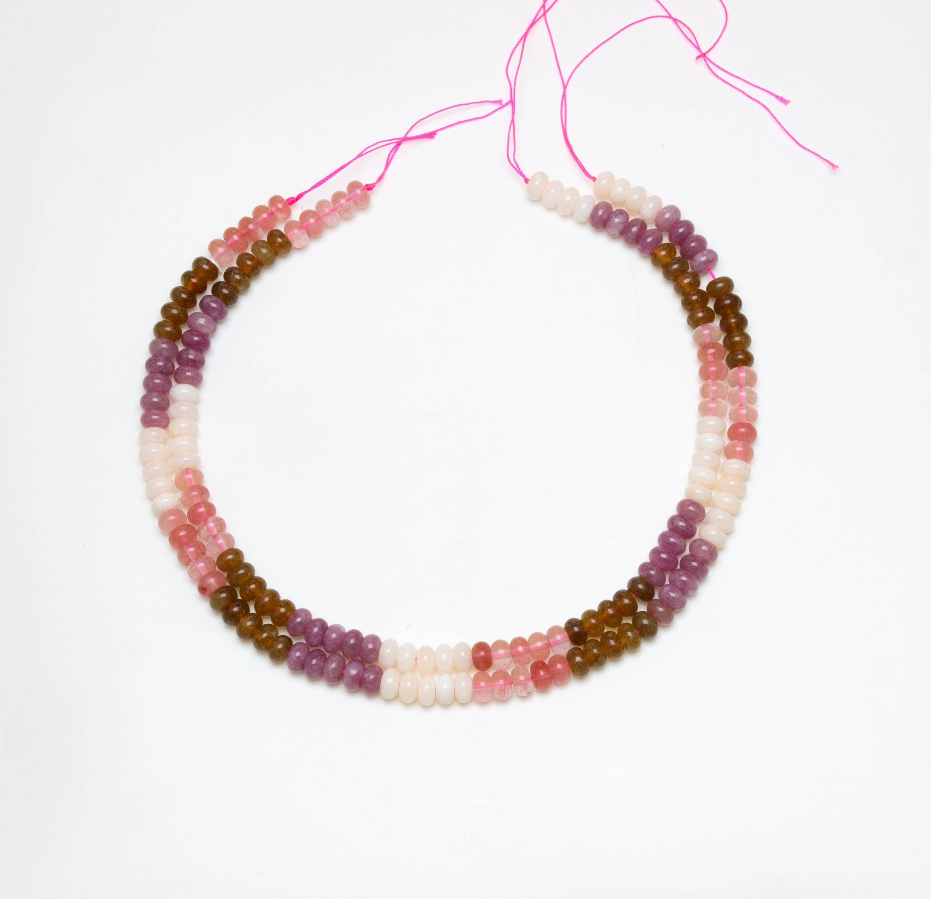 Jewel Pledge - Wholesale Beads - COLOR MIX Rondelle beads, 5x8mm, 8 colors  combo choice1