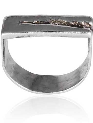 LINT, GEBARSTEN RING voor wholesale door Jewelry by Moette