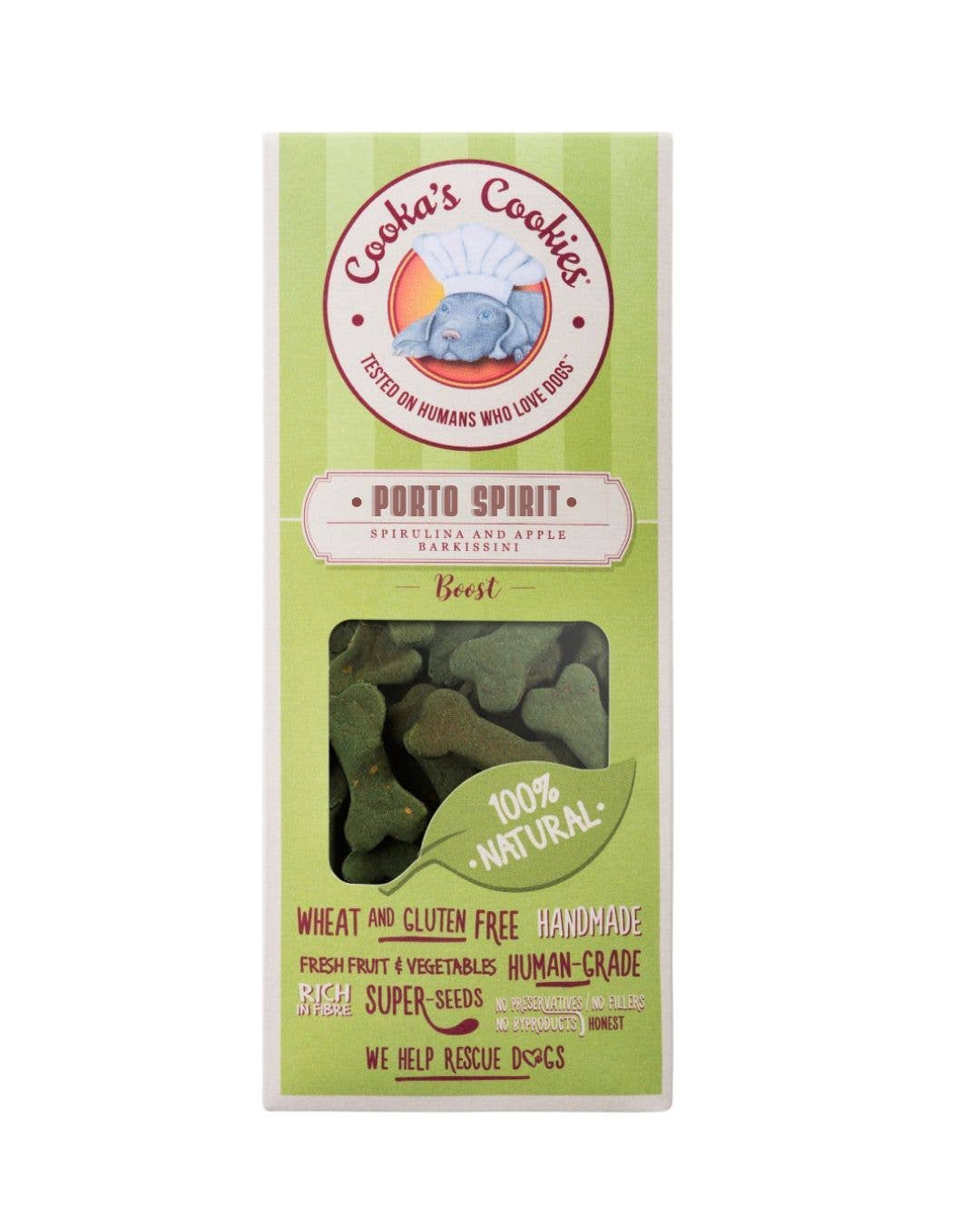 Belpharmed bv: Cooka's Cookies & Sensidog - Wholesale Pet Treats - Dog - Porto Spirit - Natural Dog Treats With Superfoods