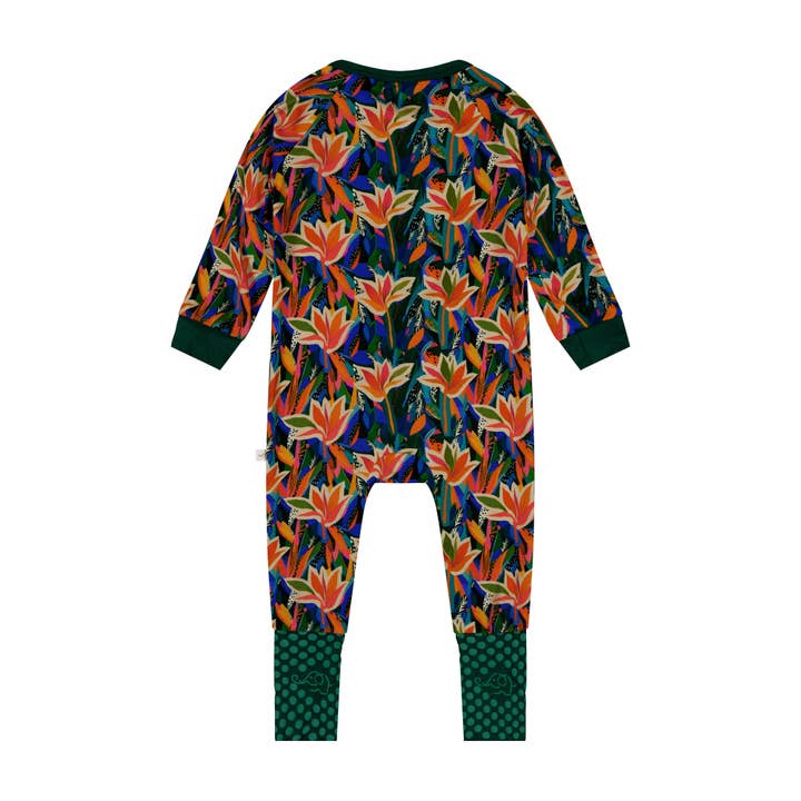 Elebaby - Wholesale Sleepsuit - Baby - Paradise Plumage Convertible Zipper Pajama3