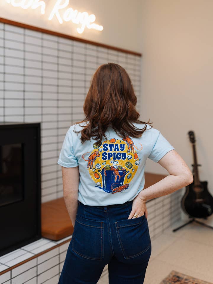 Stay Spicy | Crawfish T-Shirt for wholesale by Sweet Baton Rouge