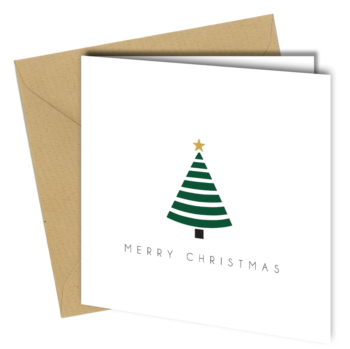 Close to the Bone Greeting Cards and Gifts – wholesale Christmas card – Minimalist Christmas Cards Set – 10 Modern Tree Designs cb196