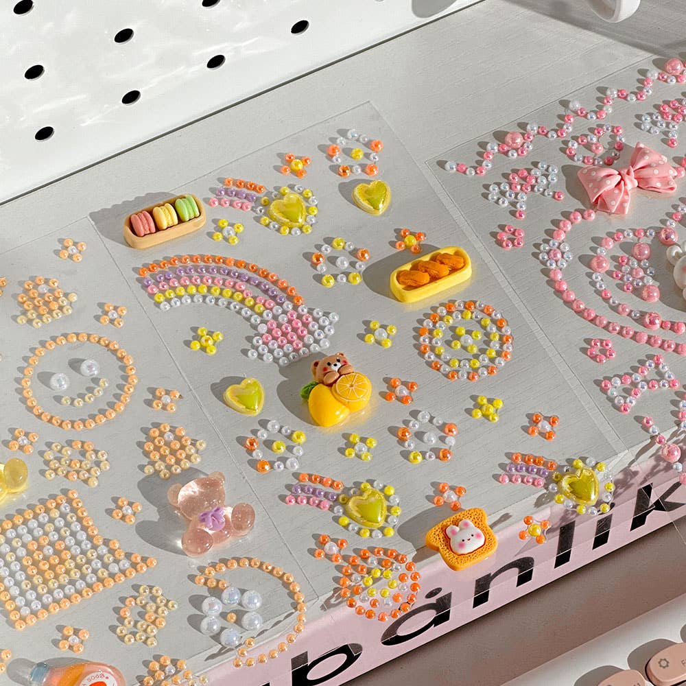 K-Wonderland – wholesale Sticker – Everyday 3D Epoxy Deco Stickers– Cute Jelly Bead Style5