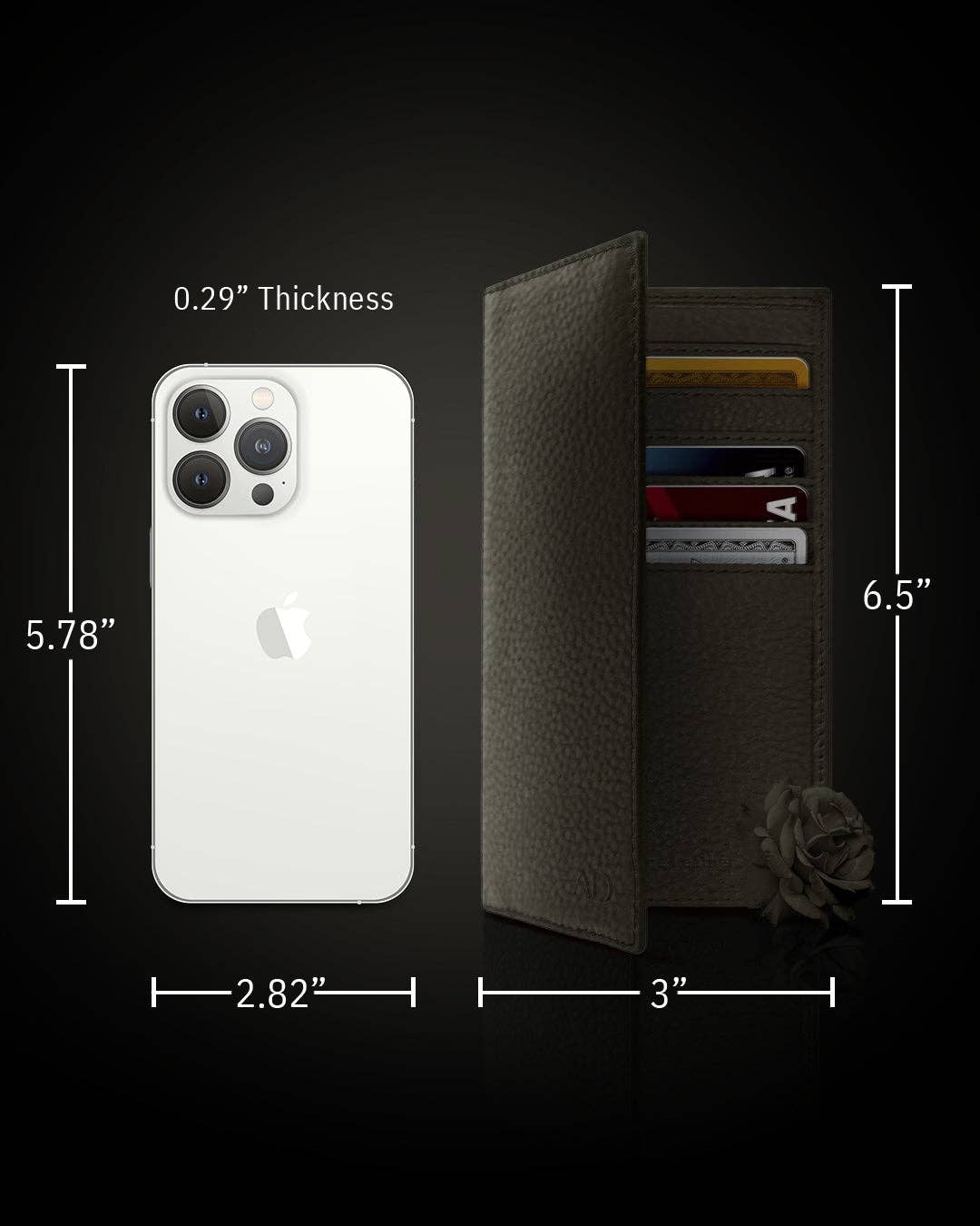 Access Denied Accessories - Wholesale Wallet - Unisex - Genuine Leather Checkbook Cover For Women &Men RFID Blocking87