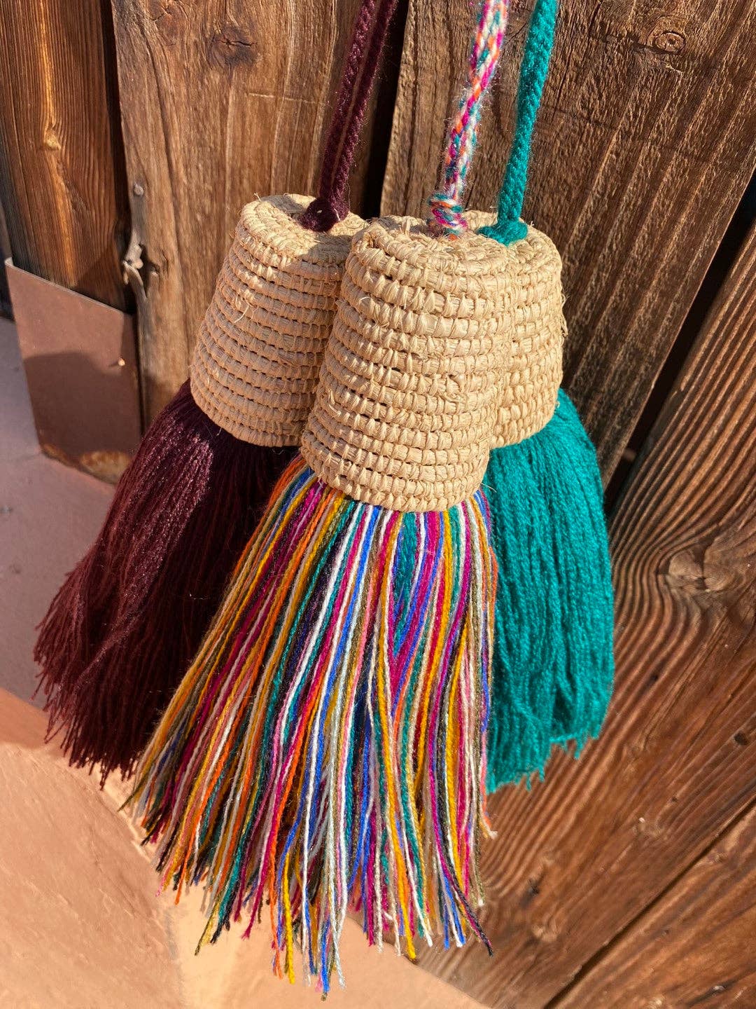SOUK in the CITY - Wholesale Decorative Tassel/Wall Drop - XL Multi Tassel with Raffia Cup7
