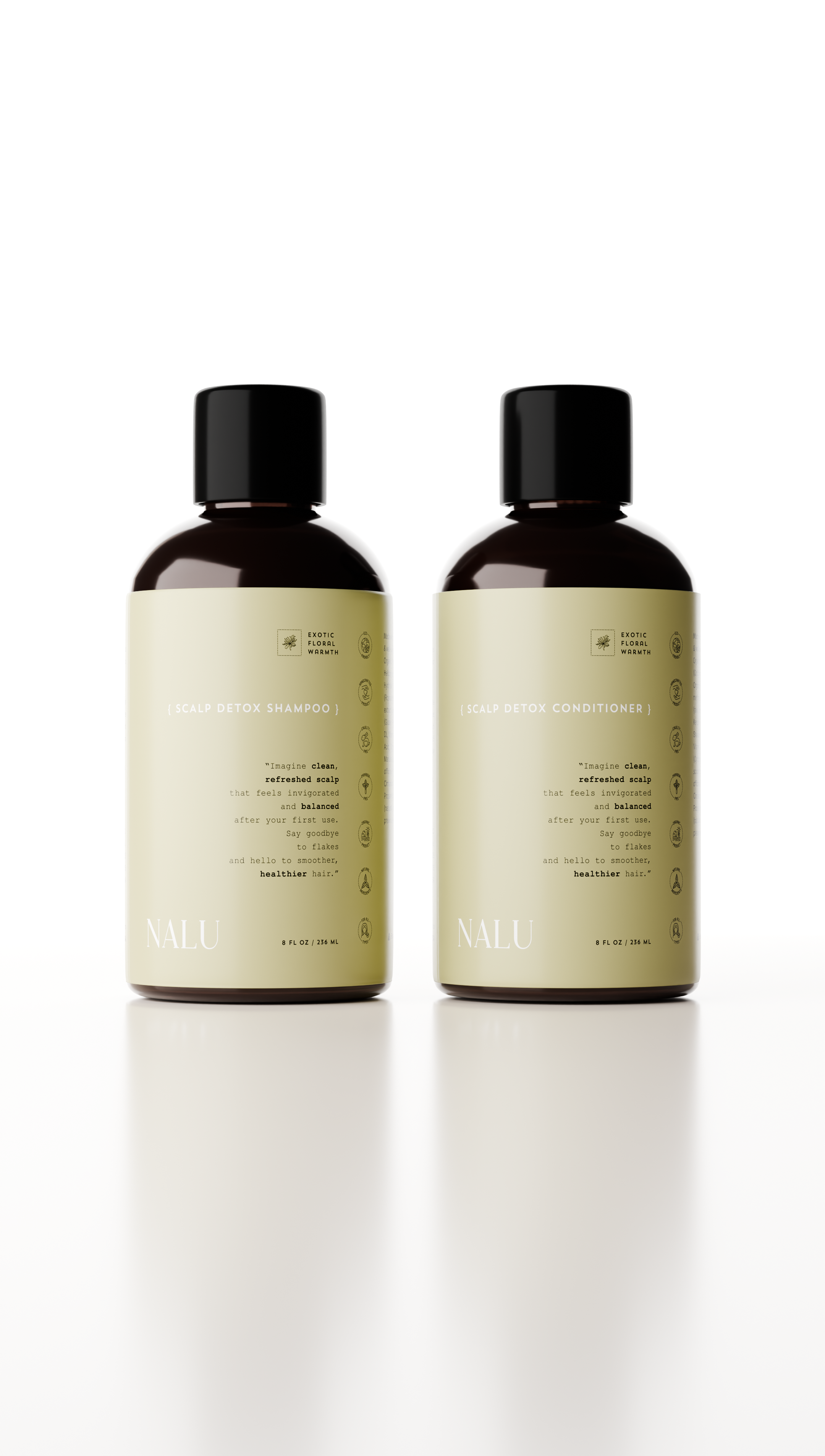 LARITELLE – Engroshandel Hårbalsam – NALU Økologisk Hovedbundsdetox Shampoo & Balsam Sæt0