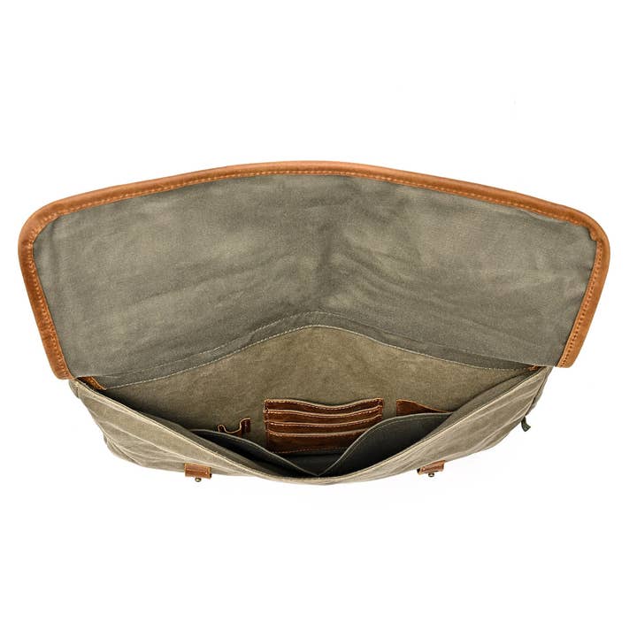 TSD Brand – wholesale Briefcase – Unisex – Valley Oak Canvas Brief Bag12