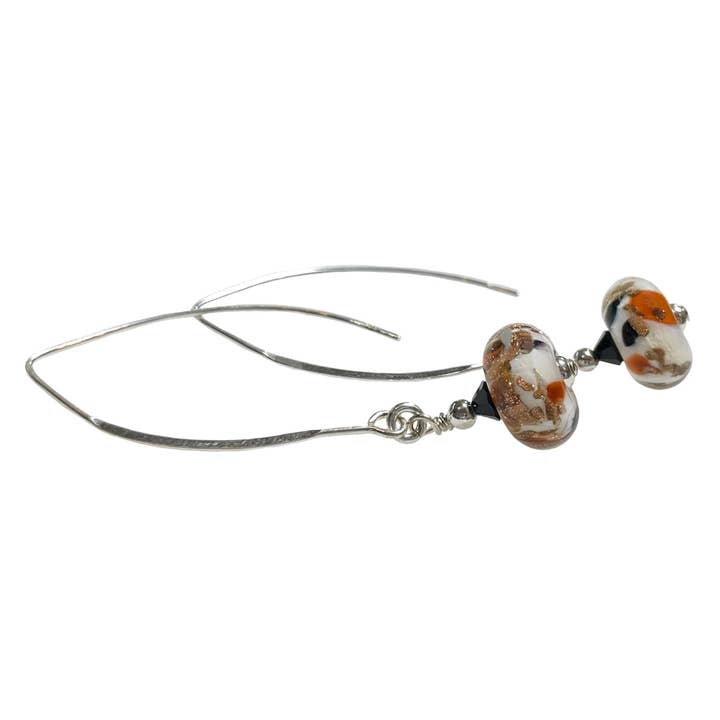 Orecchini Assateague Marquise per la vendita all'ingrosso da parte di Beach Memories® Glassworks