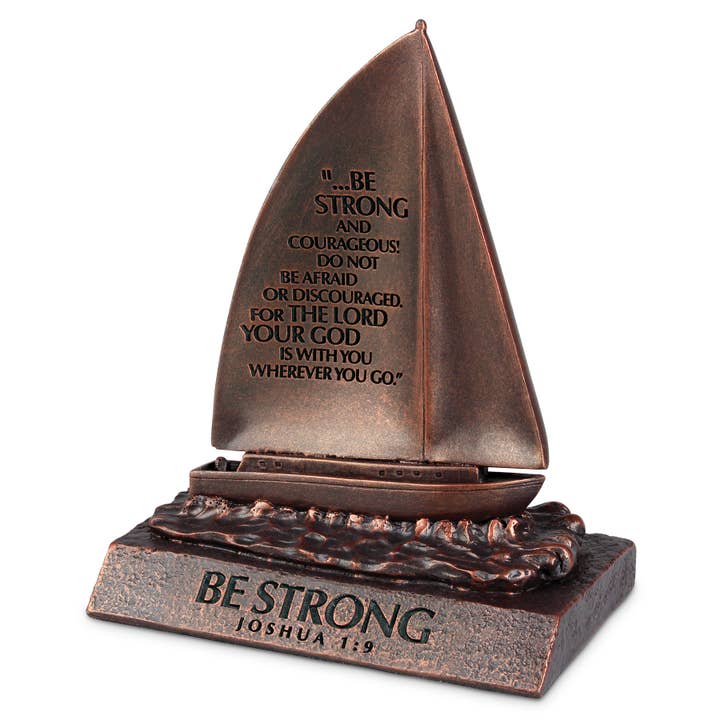 Dicksons - Wholesale Sculpture - LCP Be Strong Bronze Sailboat Sculpture