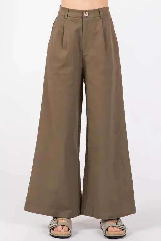 Final Touch – wholesale Byxor - Dam – Bomullsbyxor med vida ben - P50015C13