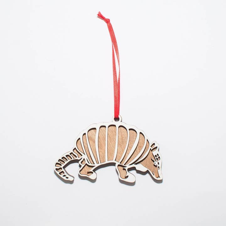 The Little Ornament Shop - Wholesale Ornament - Armadillo Christmas Ornament, Texas state animal ornaments2