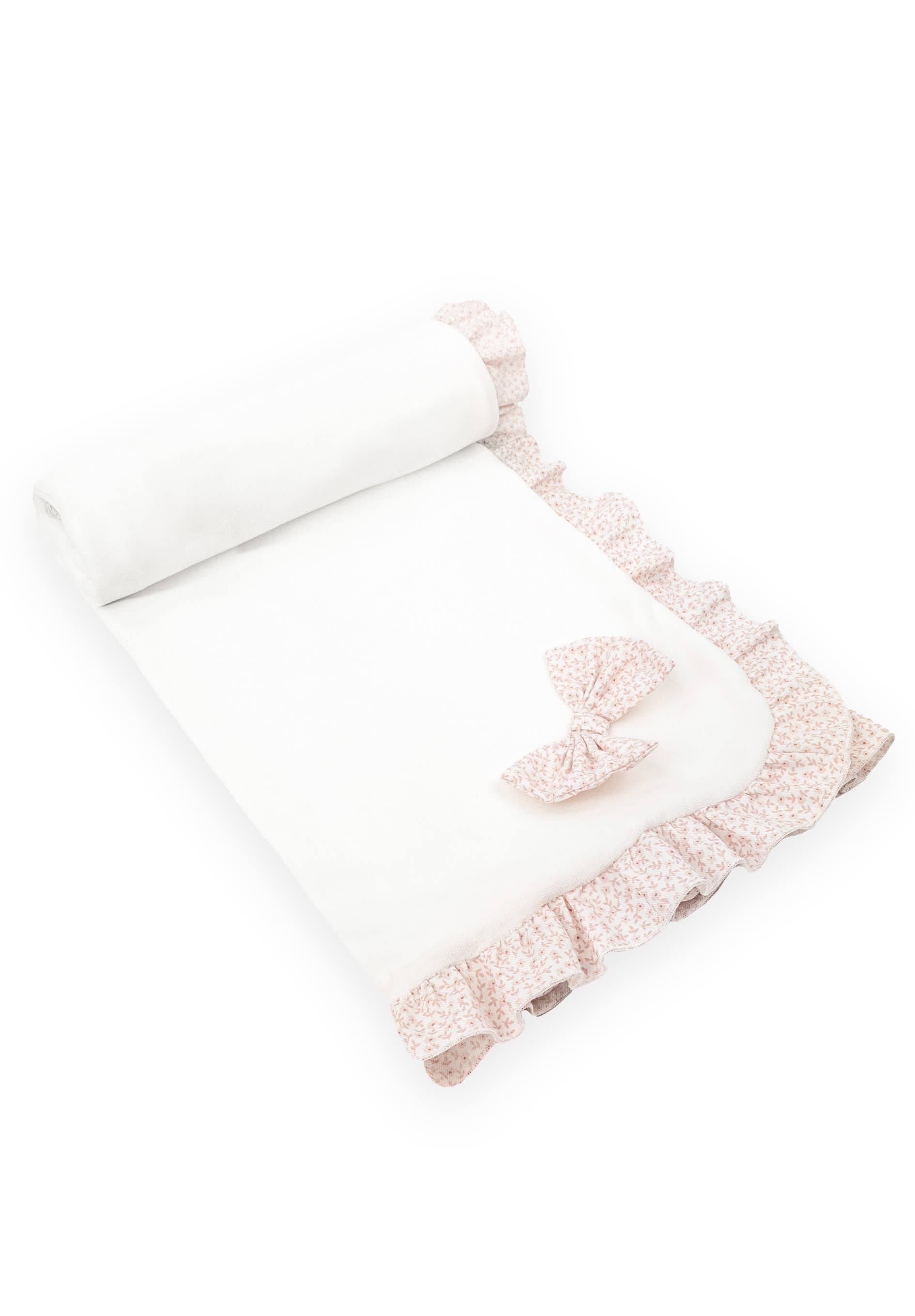 Ecru Bomullsvelourfilt Beate för wholesale på Faire