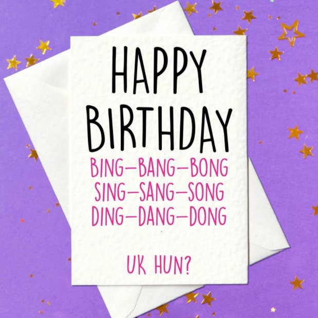 Prickly Cards - Wholesale Birthday Card - Handmade 'UK Hun?' Inspired Birthday Card