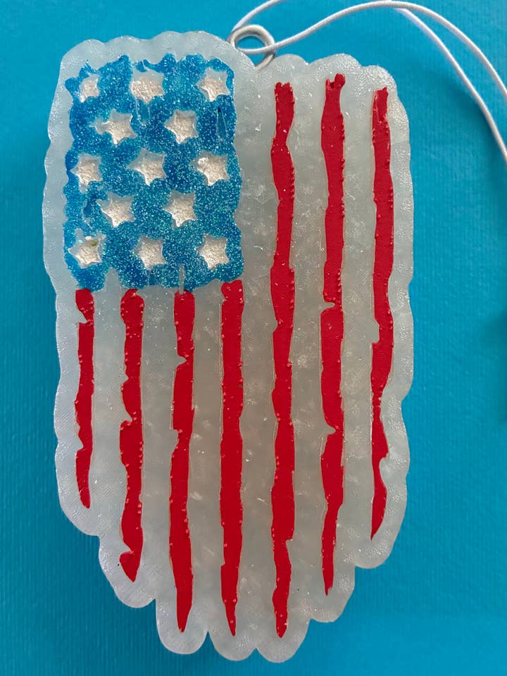 Flag
Car Freshie Preorder for wholesale by Country Scents Freshies