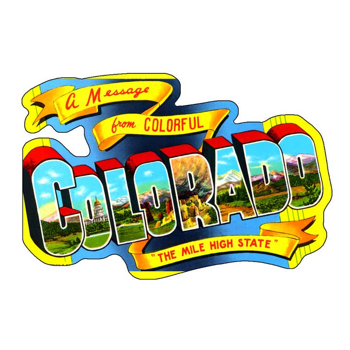 Aimant - Colorado Retro pour la vente par Morris Magnets