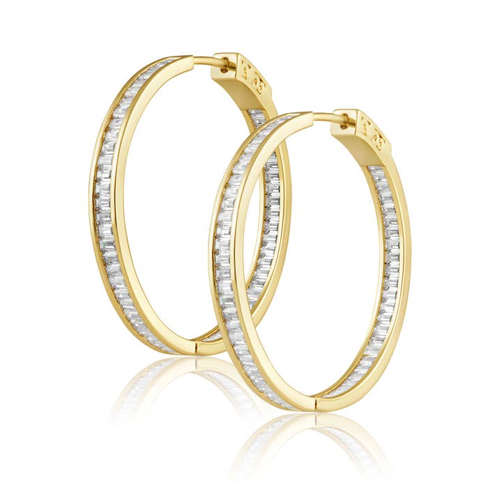 Priscila Hoop for wholesale by Sahira Jewelry Design